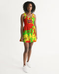 SourPatch Women's All-Over Print Scoop Neck Skater Dress