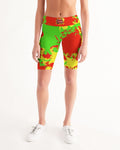 SourPatch Women's All-Over Print Mid-Rise Bike Shorts