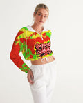 SourPatch Women's All-Over Print Cropped Windbreaker