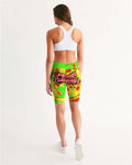 SourPatch Women's All-Over Print Mid-Rise Bike Shorts