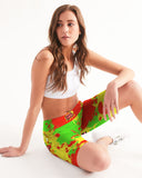 SourPatch Women's All-Over Print Mid-Rise Bike Shorts